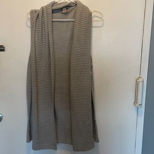 long sweater vest